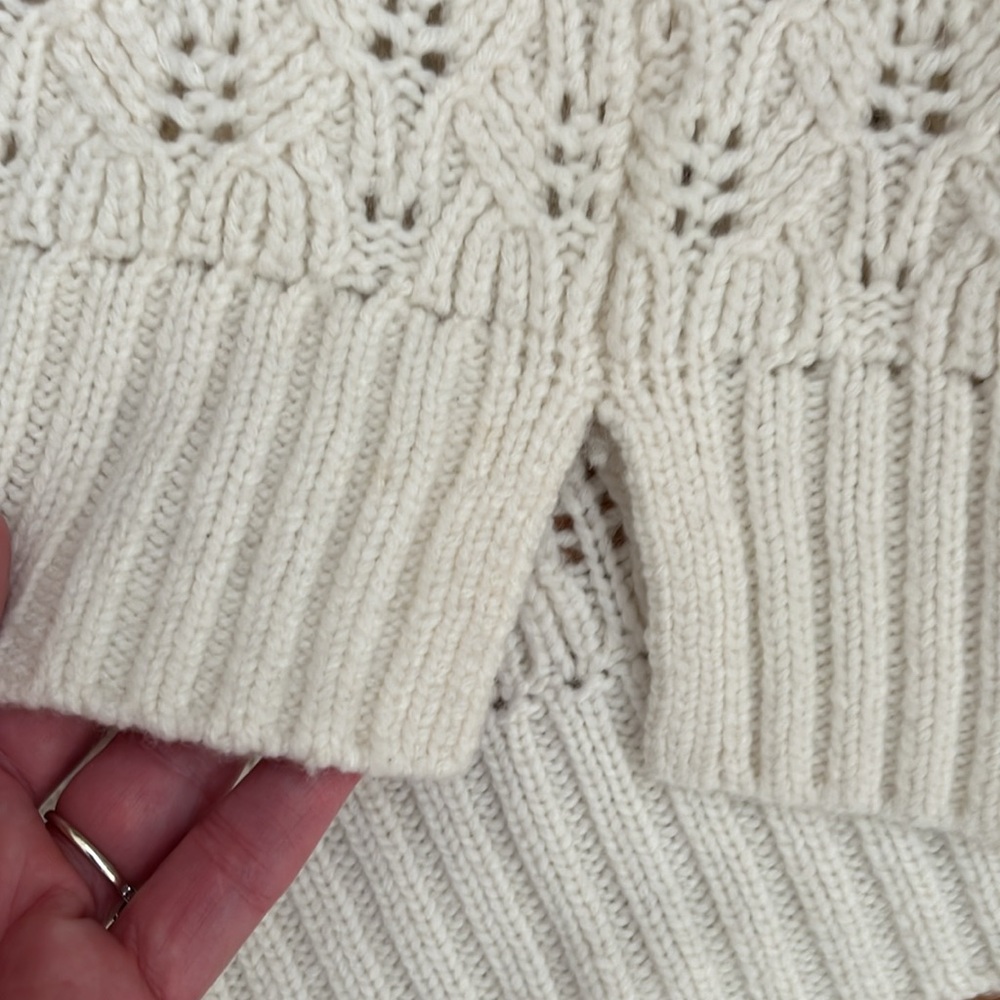 Madewell Stitch Mix Mock Neck Sweater - Picture 9 of 14